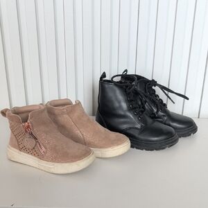 Size 8 Zara Black and Maggie & Zoe Tan Kids Shoes